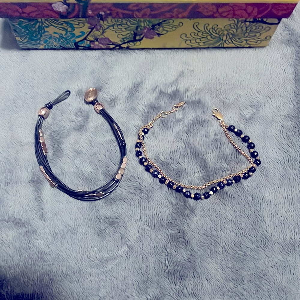 Fossil wrist wrap & bracelet